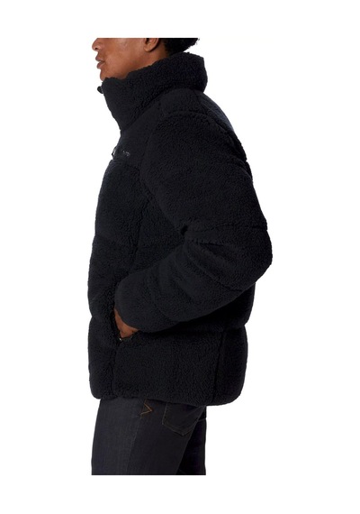 Columbia Puffect Sherpa Jacket Erkek Tüylü Mont Siyah Siyah