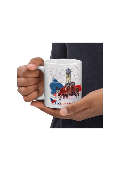 Çek Cumhuriyeti Kupa Bardak 2 Adet Seyahat Hatıra Czech Republic Mug