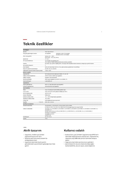 Abb Terra AC 22 KW Kablosuz Duvar Tipi Elektrikli Araç Şarj İstasyonu
