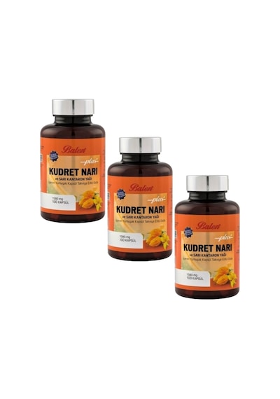 Balen Kudret Narı ve Sarı Kantaron Yağı Yumuşak Kapsül 1580 mg 100 Kapsül 3 Adet