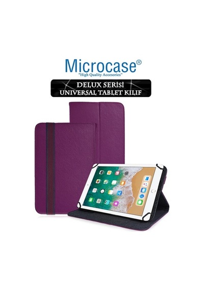 Apple Uyumlu iPad 9.7 2018 Delüx Serisi Universal Standlı Deri Kılıf + Nano