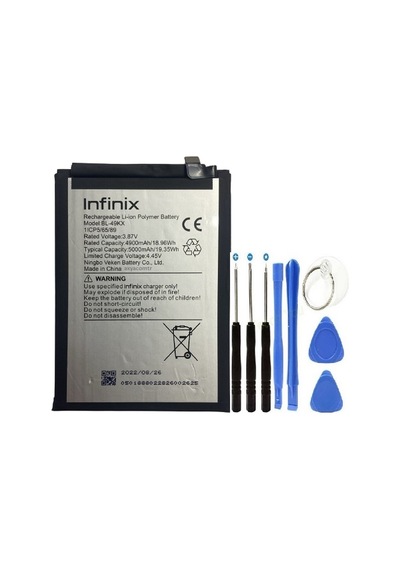 İnfinix Note 12 Pro Pil Batarya + Tamir Set 5000 Mah Bl-49kx