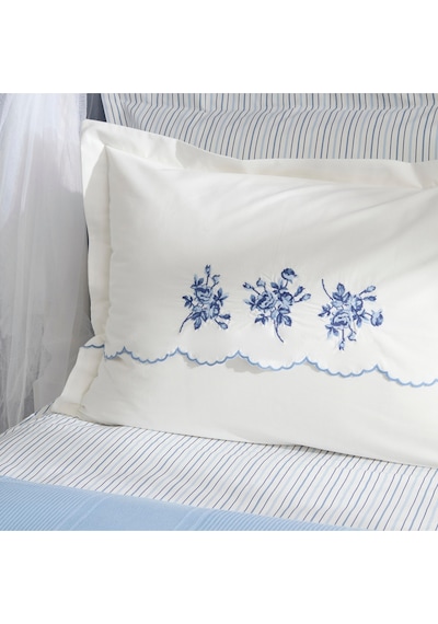 Karaca Home Virelle %100 Pamuk Nish Set Çift Kişilik Pike Takımı Mavi