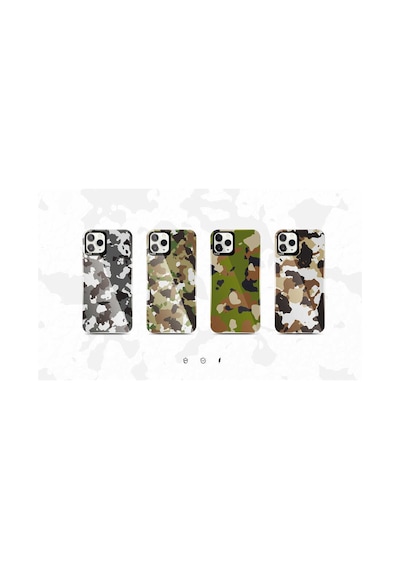 Kajsa Apple Uyumlu iPhone 12 Pro Max Kılıf Asker Desenli Kajsa Camo Kapak ZORE-218910