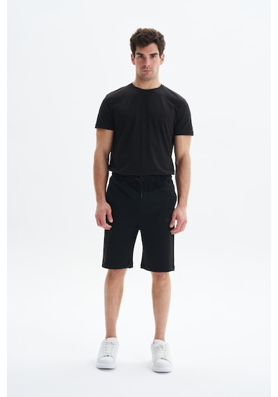 AR-MA Arma Erkek Regular Fit Basic Süprem % 100 Pamuk Cepli Şort Y29504279002 Siyah
