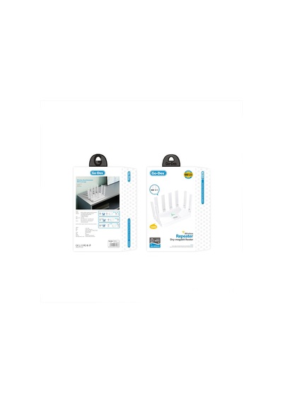 Go Des Gd-wps018 1200m 8 Antenli 5ghz Wifi Sinyal Güçlendirici Router Beyaz