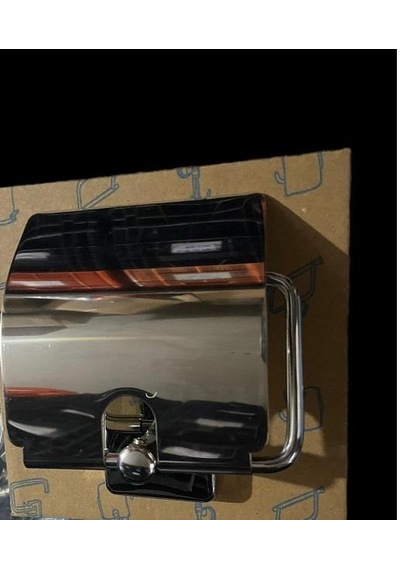 Gür Etna Geniş Kapaklı Kağıtlık Kare Asos Krom