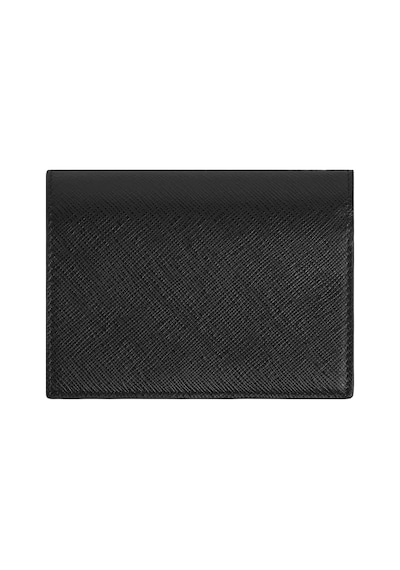 Montblanc Sartorial Deri Fermuarlı Ve 6 Bölmeli Cüzdan 222977 Siyah