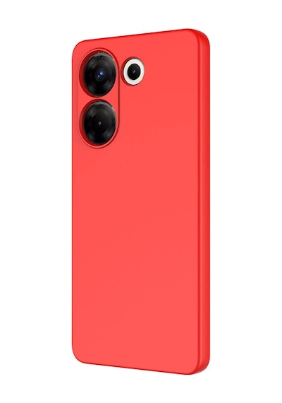 Noktaks - Tecno Uyumlu Tecno Camon 20 Pro 4g - Kılıf İçi Kadife Koruyucu Mara Lansman Kapak - Kırmızı