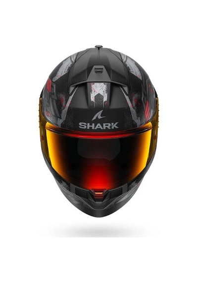 Shark Rıdıl 2 Molokai Kapalı Kask Mat Siyah - Kırmızı