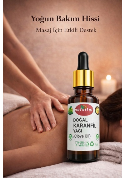 Safvital Karanfil Yağı 20 Ml Yoğun Aromatik Bakım Yağı Masaj Cilt Saç Ve Ferahlatıcı Deneyim İçin