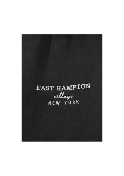 Tarzsokak Letter Embroidery Thermal Lined 4 Mevsim Eşofman Siyah