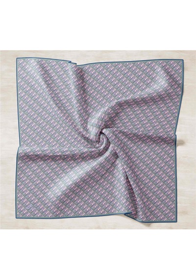 Silk Home Twill İpek Eşarp 11454-43 Saks, Pembe, Sisli Yeşil, Yeşil