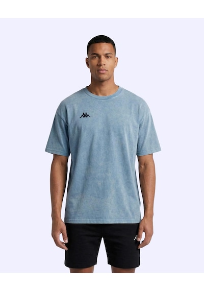 Kappa Jona Tshirt Erkek Mavi Oversize Tişört