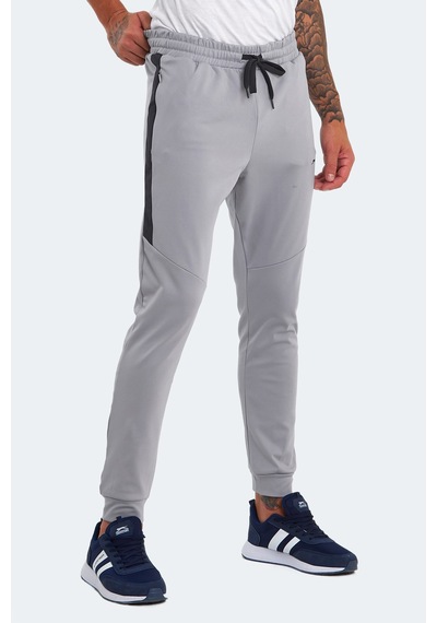 Slazenger Regıon In Erkek Fermuar Cepli Gri Eşofman Altı Gri