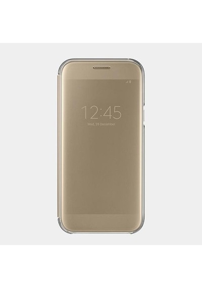Galaxy A5 2017 İle Uyumlu Clear View Cover Kılıf Altın Ef-za520cfegww Gold