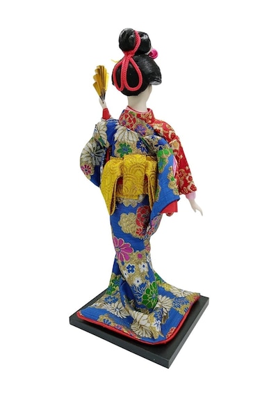 Japon Kimonolu Geyşa Bebek Kabuki Biblo 30 Cm No.17 Anime