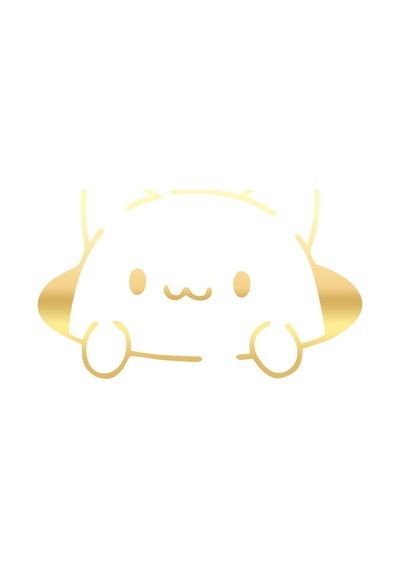 Kedi Araba Stickeri 17x17 Cm Gold