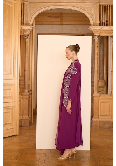Senna Rosalın Dress Mürdüm Mürdüm