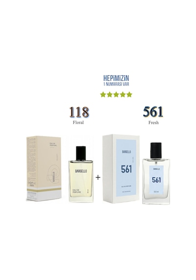 118 + 561 Kadın/erkek Parfüm Edp 50 Ml Floral/fresh - Mnms118561 Baharat
