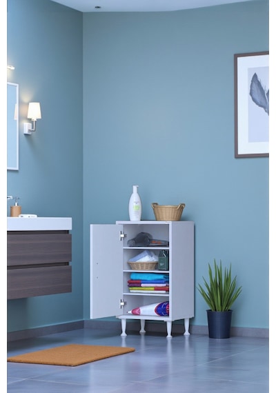 Eliusta Nirat 50 Cm 4 Bölmeli Beyaz Banyo Mutfak Dolabı 3 Raflı Kapaklı Çok Amaçlı Dolap 50x75x32,5 Cm Beyaz Eliusta Nirat 50 Cm 4 Bölmeli Beyaz Banyo Mutfak Dolabı 3 Raflı Kapaklı Çok Amaçlı Dolap 50x75x32,5 Cm Beyaz