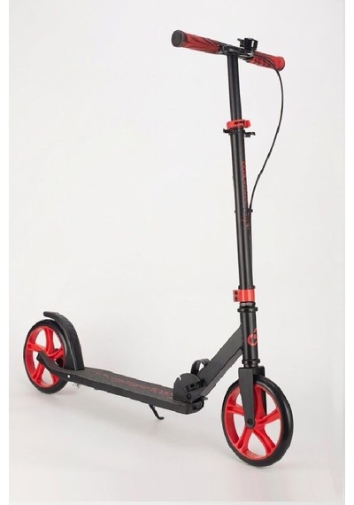 Cool Wheels 12 + Yaş Frenli Scooter / Siyah-kırmızı