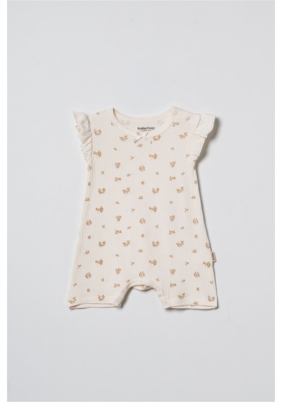 Babycosy Organic Wear %100 Organik Pamuk,2 Li Kız Bebek Tulum,fırfırlı Kısa Kol,yazlık Tulum Set,0-24 Ay,bebek Serisi Ekru Babycosy Organic Wear %100 Organik Pamuk,2 Li Kız Bebek Tulum,fırfırlı Kısa Kol,yazlık Tulum Set,0-24 Ay,bebek Serisi Ekru