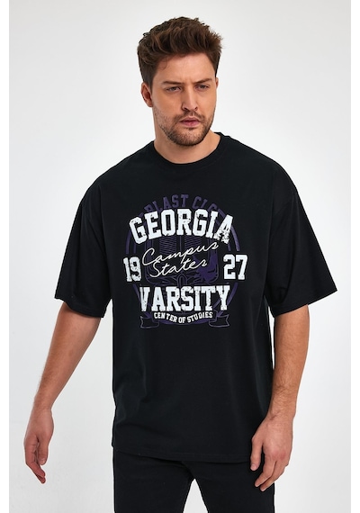 Alexander Gardi Alexandergardı Baskılı Oversize T-shirt E23-0046 01 001