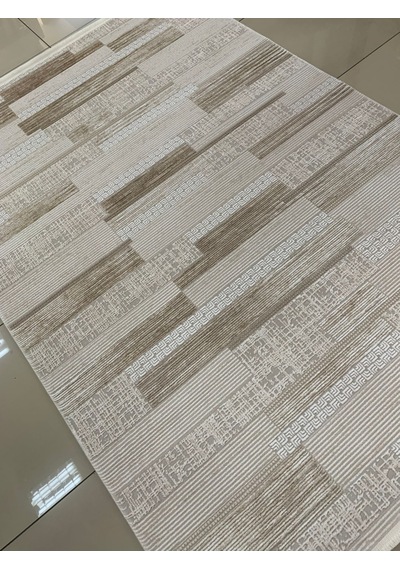 Padişah Halı Eternity 79817 070 Serisi Akrilik Salon Oturma Odası Halısı Krem Kahve