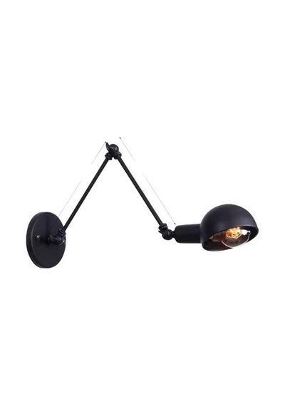 Rsylight Retro Metal Dekoratif Rustik Akrobatik Siyah Duvar Aplik-1464449307162