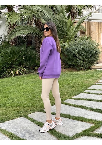 Forlady Taş Arka Cepli Nano Fit Kadın Pantolon - Taş
