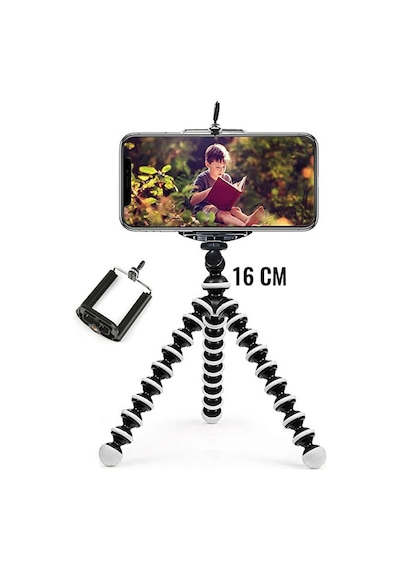 16 Cm Boncuk Ahtapot Tripod Telefon Tutucu Aparat