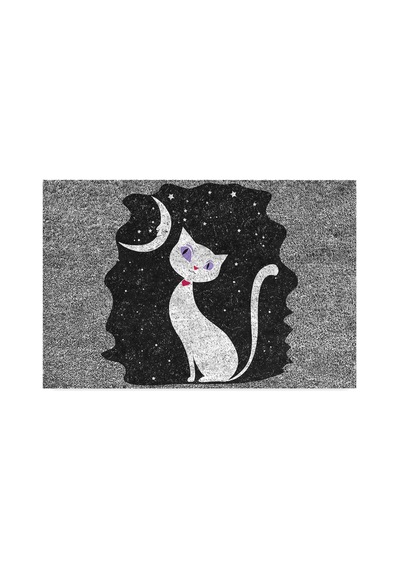 Tasarımlı Dekoratif Kapı Önü Paspas, Dış Mekan/ev İçi/banyo/mutfak/yatak Odası/giriş Paspasları Gece Beyaz Kedi, 40x60 Sku: Zeusb0bk1r5tbk 11ypycoco Tasarımlı Dekoratif Kapı Önü Paspas, Dış Mekan/ev İçi/banyo/mutfak/yatak Odası/giriş Paspasları Gece Beyaz Kedi, 40x60 Sku: Zeusb0bk1r5tbk 11ypycoco