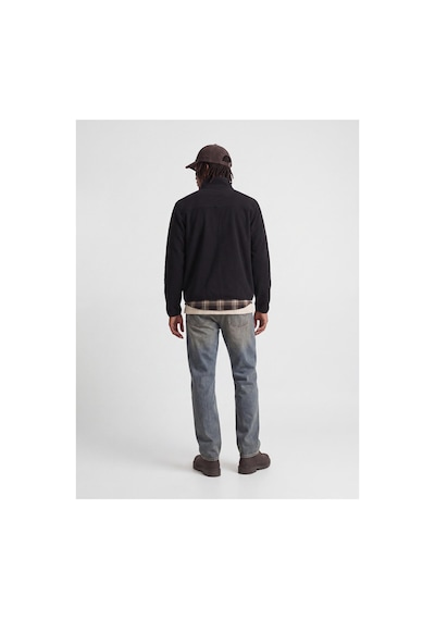 Jack & Jones Lupo Erkek Siyah Polar Ceket 12298667-b