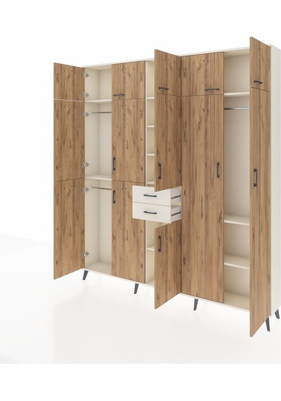 Arges Dolap 10 Raflı 2 Çekmeceli 3 Askılı 220x30x243 Aytaşı-çam/aytaşı Atlas Çam/aytası Arges Dolap 10 Raflı 2 Çekmeceli 3 Askılı 220x30x243 Aytaşı-çam/aytaşı Atlas Çam/aytası