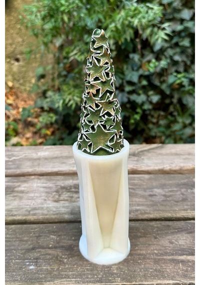 Yıldız Ağacı Silikon Mum Kalıbı