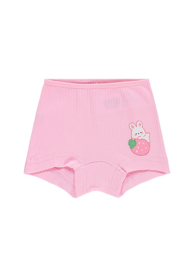 Civil Girls Çilek Ribana 2-10 Yaş Kız Çocuk 2'li Boxer - Standart