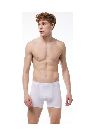 Malabadi Erkek Beyaz Modal Boxer M014 Beyaz