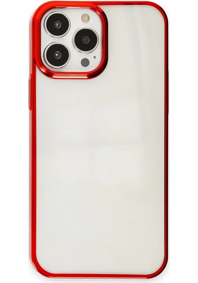 Apple iPhone Uyumlu 13 Pro Kılıf Element Silikon -  Kırmızı Çok Renkli