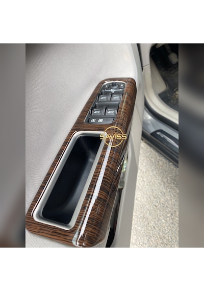 Volvo S40 Özel desen Koyu Meşe Full set,Torpido Maun Kaplama,Konsol Kaplama (Koyu Meşe)