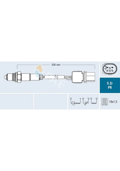 Opel Insignia A Oksijen Sensoru 2.0 Cdti 2009-2015 A20dth Fae 75080