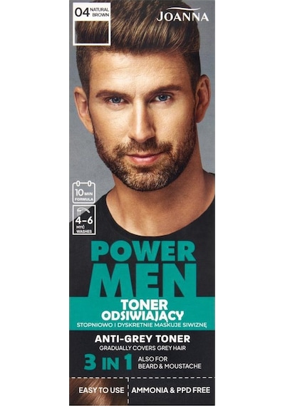 Joanna Power Men 04 Natural Brown Gri Krşıtı Toner