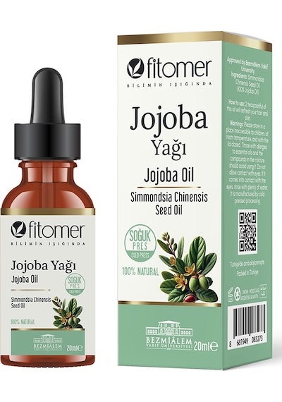 Fitomer Jojoba Yağı %100 Doğal Soğuk Sıkım 20 ML