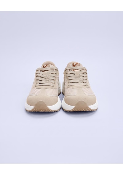 Kappa Lona Kadın Bej Sneaker