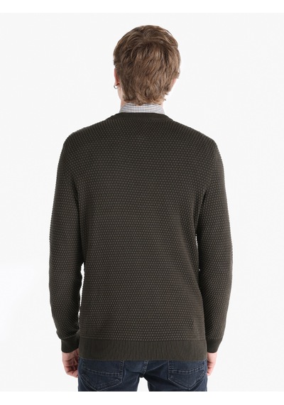 Colin's Colins Yeşil Erkek Kazak Cl1065803 Q1.v2 Kha 001
