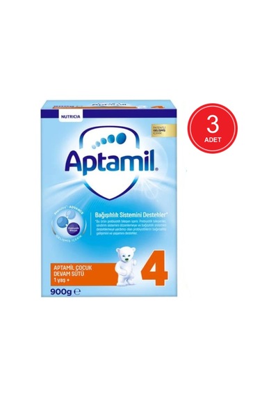 Aptamil 4 Çocuk Devam Sütü 900 G 3 Adet