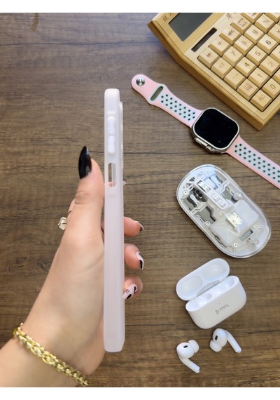 Samsung Galaxy A17 Uyumlu Süper İnce Mat Ultra Thin Silikon Kılıf Şeffaf