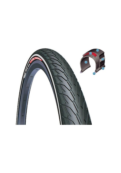 Mitas Rubena 3mm 20x1.75 - 2 Flash V66 Stop Thorn Zırhlı Dış Last