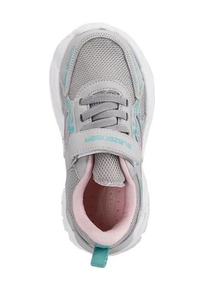 Slazenger KANNER I Çocuk Cırt Cırtlı Gri / Pembe Günlük Spor Ayakkabısı