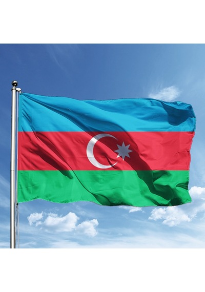 Azerbaycan Bayrağı 70x105 cm
